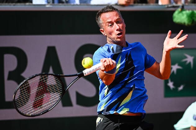May 17, 2022, Paris, France, France: Philipp KOHLSCHREIBER of Germany during the Qualifying Day two of Roland-Garros 2022, French Open 2022, Grand Slam tennis tournament at the Roland-Garros stadium on May 17, 2022 in Paris, France. Paris France - ZUMAm308 20220517_zsp_m308_002 Copyright: xMatthieuxMirvillex