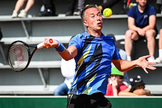 Sport Bilder des Tages May 17, 2022, Paris, France, France: Philipp KOHLSCHREIBER of Germany during the Qualifying Day two of Roland-Garros 2022, French Open 2022, Grand Slam tennis tournament at the Roland-Garros stadium on May 17, 2022 in Paris, France. Paris France - ZUMAm308 20220517_zsp_m308_003 Copyright: xMatthieuxMirvillex