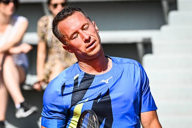 May 17, 2022, Paris, France, France: Philipp KOHLSCHREIBER of Germany looks dejected during the Qualifying Day two of Roland-Garros 2022, French Open 2022, Grand Slam tennis tournament at the Roland-Garros stadium on May 17, 2022 in Paris, France. Paris France - ZUMAm308 20220517_zsp_m308_004 Copyright: xMatthieuxMirvillex