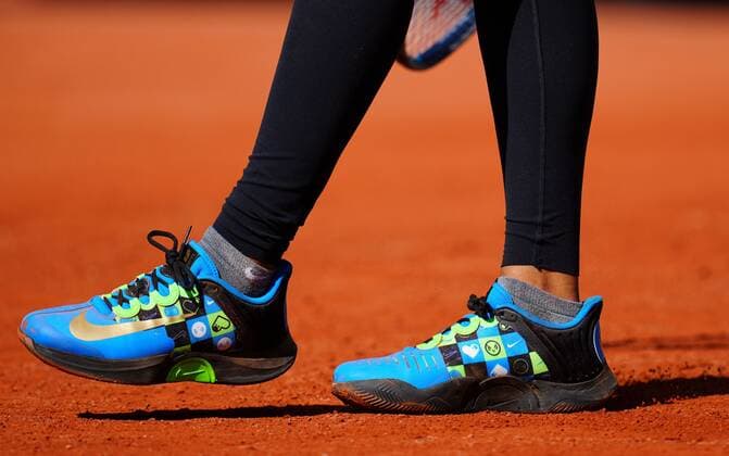 Mandatory Credit: Photo by Javier Garcia Shutterstock (12942464y) Naomi Osaka practices on Philippe Chatrier Court French Open Tennis, Tuesday Previews, Roland Garros, Paris, France - 17 May 2022 French Open Tennis, Tuesday Previews, Roland Garros, Paris, France - 17 May 2022  Copyright: xJavierxGarcia Shutterstockx 12942464y