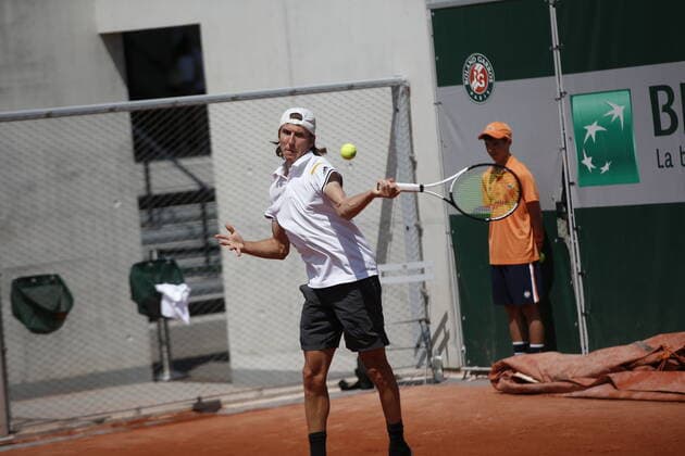 17.05.2022, Tennis, French Open 2022 Roland-Garros, FRA, Paris, Roland Garros Bild: v. li. Cedrik-Marcel Stebe (GER) Copyright: HMBxMedia AntonioxBorga