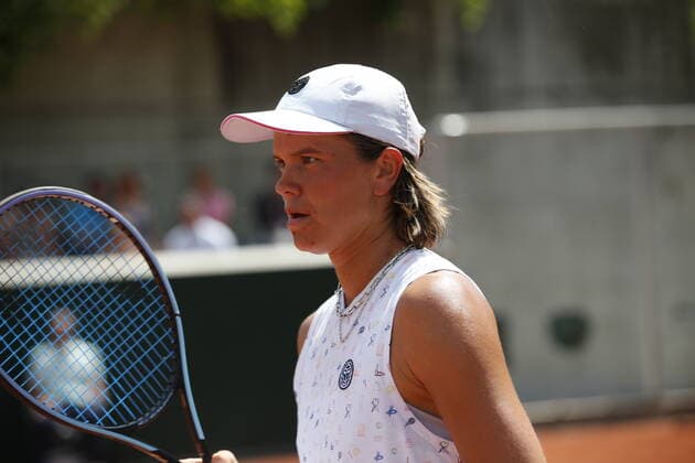 17.05.2022, Tennis, French Open 2022 Roland-Garros, FRA, Paris, Roland Garros Bild: v. li. Katarina Gerlach (GER) Copyright: HMBxMedia AntonioxBorga