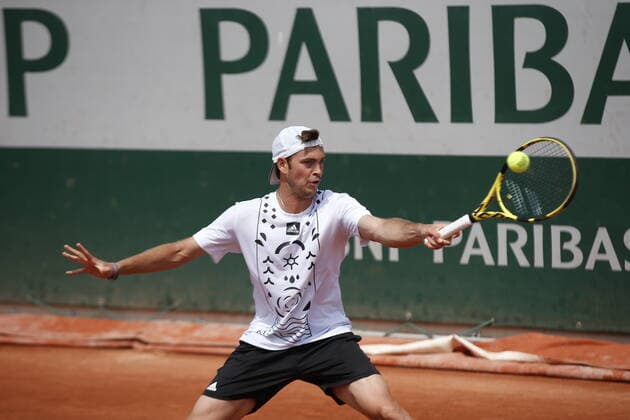 17.05.2022, Tennis, French Open 2022 Roland-Garros, FRA, Paris, Roland Garros Bild: v. li. Maximilian Martener (GER) Copyright: HMBxMedia AntonioxBorga
