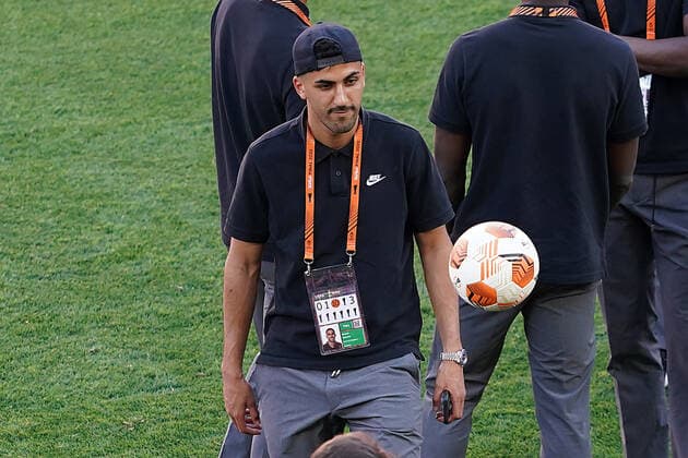 Eintracht Francfort?? s Aymen Barok during training session. May 17,2022. (20220517184)