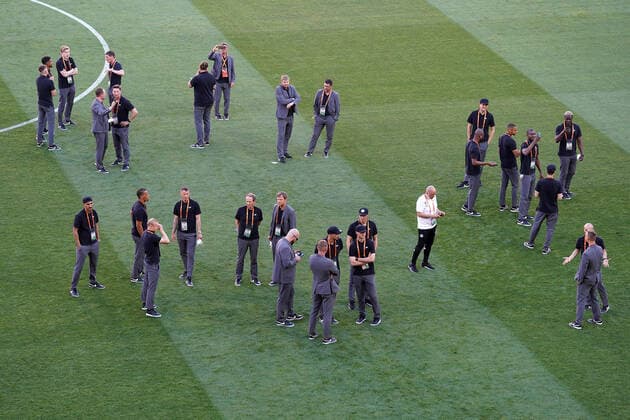 Eintracht Frankfurt - team during training session. May 17,2022. (20220517372)