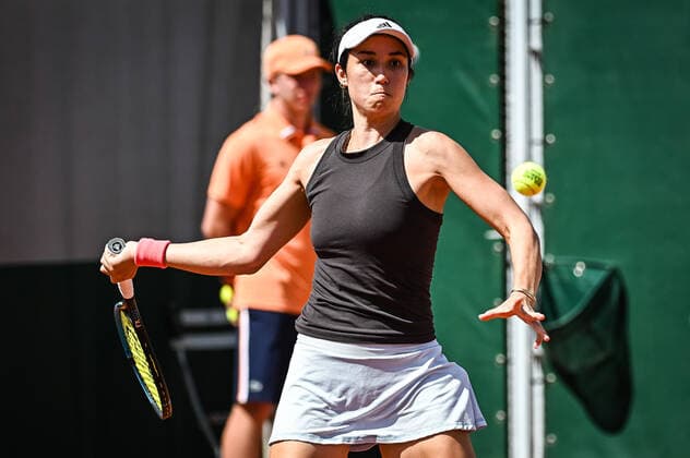 May 18, 2022, Paris, France, France: Louisa CHIRICO of United States during the Qualifying Day three of Roland-Garros 2022, French Open 2022, Grand Slam tennis tournament at the Roland-Garros stadium on May 18, 2022 in Paris, France. Paris France - ZUMAm308 20220518_zsp_m308_001 Copyright: xMatthieuxMirvillex