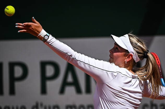 May 18, 2022, Paris, France, France: Donna VEKIC of Croatia during the Qualifying Day three of Roland-Garros 2022, French Open 2022, Grand Slam tennis tournament at the Roland-Garros stadium on May 18, 2022 in Paris, France. Paris France - ZUMAm308 20220518_zsp_m308_007 Copyright: xMatthieuxMirvillex