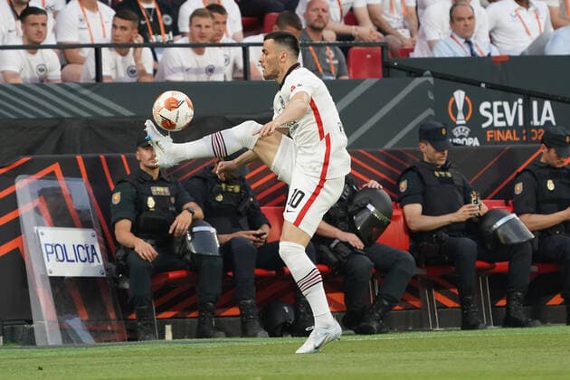 Filip Kostic (Eintracht Frankfurt) - Sevilla 18.05.2022: Eintracht Frankfurt vs. Glasgow Rangers, UEFA Europa League Finale, Ramon Sanchez Pizjuan Stadion Sevilla