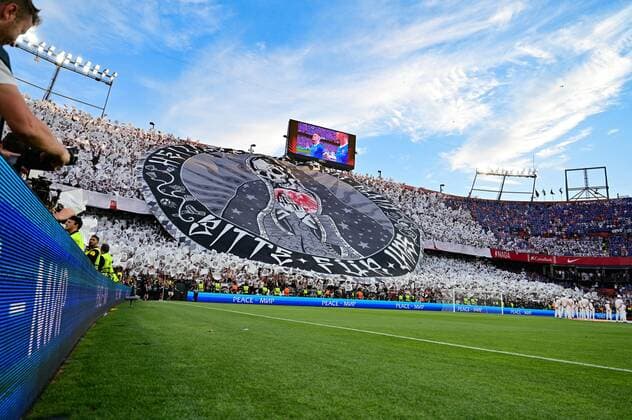 Choreografie, Eintracht Frankfurt vs. Glasgow Rangers, Europa League, Finale, 18.05.2022