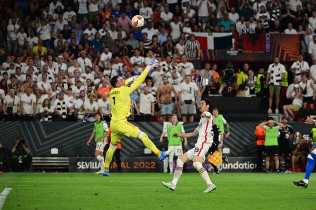 Daichi Kamada 15 (Eintracht Frankfurt), Eintracht Frankfurt vs. Glasgow Rangers, Europa League, Finale, 18.05.2022