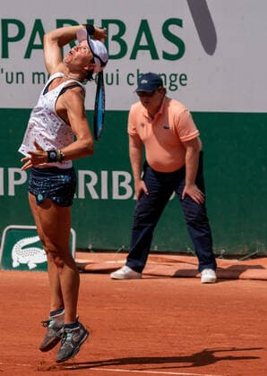 Katharina Gerlach (GER) - Roland Garros TENNIS : Roland-Garros 2022 - Internationaux de France - Qualifications - 18 05 2022 LiaMancini Panoramic 