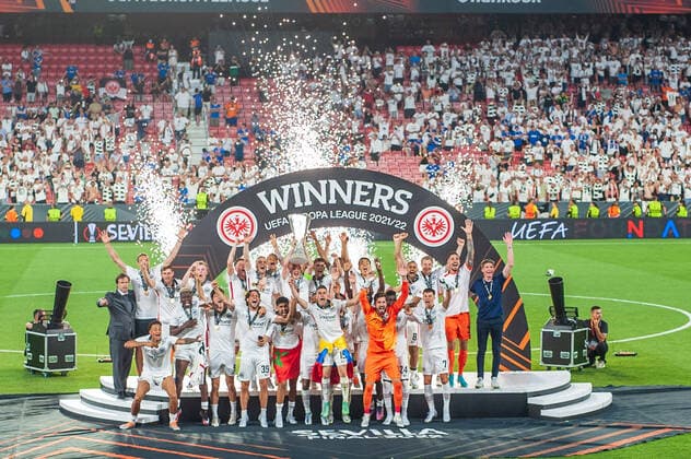 Eintracht Frankfurt x Rangers SEVILHA, AN - 18.05.2022: EINTRACHT FRANKFURT X RANGERS - Eintracht Frankfurt and Rangers in the UEFA Europa League final at Estadio Ramón Sánchez Pizjuán in Seville, AN, Spain. (Photo: Adam Escada Fotoarena) x2208303x  AdamxEscada