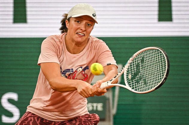 May 19, 2022, Paris, France, France: Iga SWIATEK of Poland during a training session of Roland-Garros 2022, French Open 2022, Grand Slam tennis tournament at the Roland-Garros stadium on May 19, 2022 in Paris, France. Paris France - ZUMAm308 20220519_zsp_m308_015 Copyright: xMatthieuxMirvillex