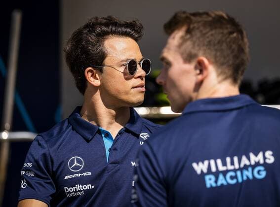 2022-05-19 10:50:45 BARCELONA - Driver Nyck de Vries of the Williams team explores the course ahead of the Spanish Grand Prix. The 27-year-old Dutchman drives for the first time in Formula 1 during the first free practice. REMKO DE WAAL netherlands out - belgium out Barcelona xVIxxIVx