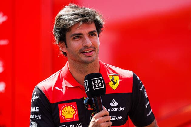 SAINZ Carlos (spa), Scuderia Ferrari F1-75, portrait during the Formula 1 Pirelli Grand Premio de Espana 2022, 6th round of the 2022 FIA Formula One World Championship, WM, Weltmeisterschaft on the Circuit de Barcelona-Catalunya, from May 20 to 22, 2022 in Montmelo, Spain - F1 - SPANISH GRAND PRIX 2022 DPPI Panoramic  GOOD5499