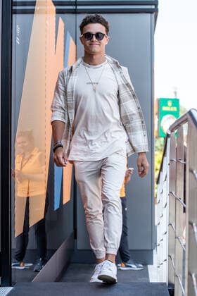 F1 Gran Prix of Spain Lando Norris of McLaren looks on during previews ahead of the F1 Grand Prix of Spain. Barcelona Circuit of Catalunia Monaco Copyright: xCristianoxBarnix