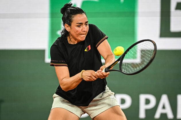 May 20, 2022, Paris, France, France: Ons JABEUR of Tunisia during a training session of Roland-Garros 2022, French Open 2022, Grand Slam tennis tournament at the Roland-Garros stadium on May 20, 2022 in Paris, France. Paris France - ZUMAm308 20220520_zsp_m308_003 Copyright: xMatthieuxMirvillex