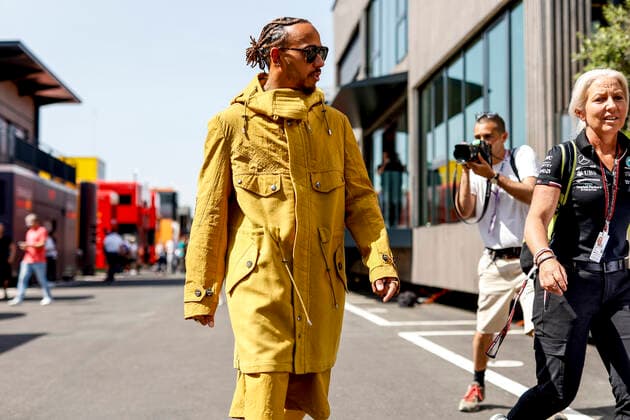 44 Lewis Hamilton (GBR, Mercedes-AMG Petronas F1 Team), F1 Grand Prix of Spain at Circuit de Barcelona-Catalunya on May 20, 2022 in Barcelona, Spain. (Photo by HOCH ZWEI) Barcelona Spain