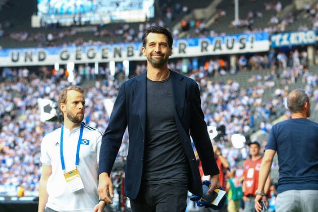 19.05.2022, xtgx, Fussball Relegation 1. Bundesliga, Hertha BSC Berlin - Hamburger SV emspor, v.l. Jonas Boldt (HSV, Vorstand (DFL DFB REGULATIONS PROHIBIT ANY USE OF PHOTOGRAPHS as IMAGE SEQUENCES and or QUASI-VIDEO) Berlin