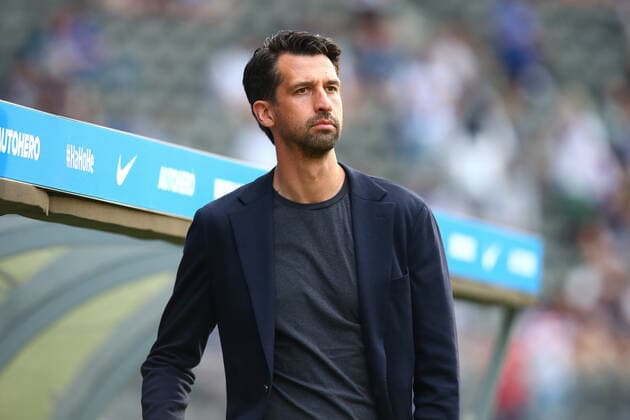 19.05.2022, xtgx, Fussball Relegation 1. Bundesliga, Hertha BSC Berlin - Hamburger SV emspor, v.l. Jonas Boldt (HSV, Vorstand Portrait, Portraet, Einzelbild (DFL DFB REGULATIONS PROHIBIT ANY USE OF PHOTOGRAPHS as IMAGE SEQUENCES and or QUASI-VIDEO) Berlin