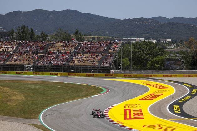 77 BOTTAS Valtteri (fin), Alfa Romeo F1 Team ORLEN C42, action during the Formula 1 Pirelli Grand Premio de Espana 2022, 6th round of the 2022 FIA Formula One World Championship, WM, Weltmeisterschaft on the Circuit de Barcelona-Catalunya, from May 20 to 22, 2022 in Montmelo, Spain - F1 - SPANISH GRAND PRIX 2022 DPPI Panoramic  00122015_GOOD8212.JPG_