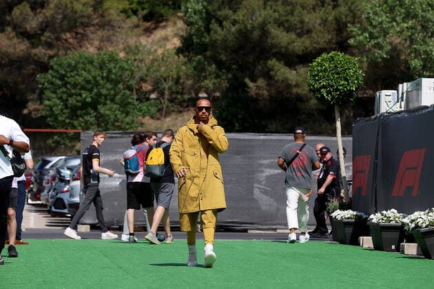 Sport Bilder des Tages F1 Pirelli Grand Prix von Spanien 2022 20.05.2022, Circuit de Catalunya, Barcelona, F1 Pirelli Grand Prix von Spanien 2022 , im Bild Lewis Hamilton (GBR), Mercedes-AMG Petronas Formula One Team