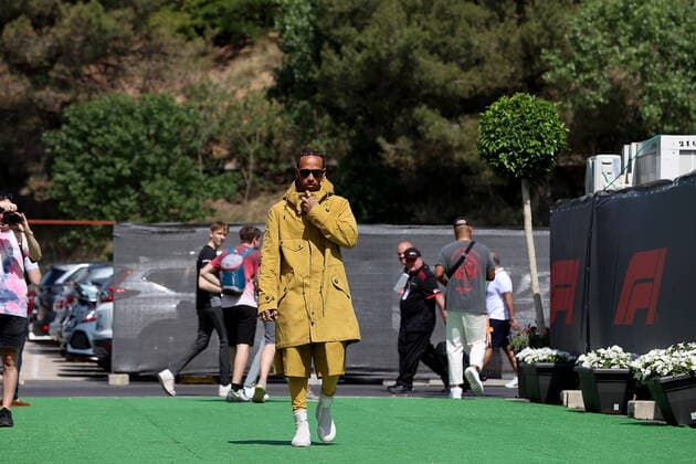 F1 Pirelli Grand Prix von Spanien 2022 20.05.2022, Circuit de Catalunya, Barcelona, F1 Pirelli Grand Prix von Spanien 2022 , im Bild Lewis Hamilton (GBR), Mercedes-AMG Petronas Formula One Team