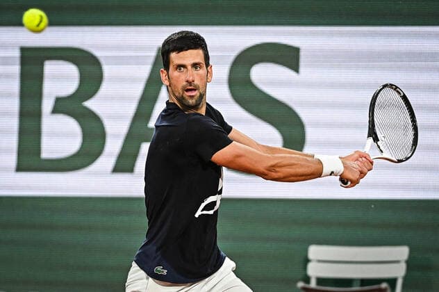 May 20, 2022, Paris, France, France: Novak DJOKOVIC of Serbia during a training session of Roland-Garros 2022, French Open 2022, Grand Slam tennis tournament at the Roland-Garros stadium on May 20, 2022 in Paris, France. Paris France - ZUMAm308 20220520_zsp_m308_026 Copyright: xMatthieuxMirvillex