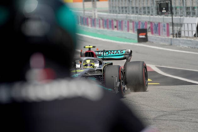 F1 Pirelli Grand Prix von Spanien 2022 20.05.2022, Circuit de Catalunya, Barcelona, F1 Pirelli Grand Prix von Spanien 2022 , im Bild Lewis Hamilton (GBR), Mercedes-AMG Petronas Formula One Team