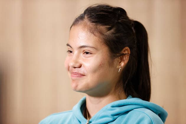 20.05.2022, Tennis, French Open 2022 Roland-Garros, FRA, Paris, Roland Garros, Pressekonferenz Bild: v. li. Emma Raducanu (GBR) Copyright: HMBxMedia AntonioxBorga