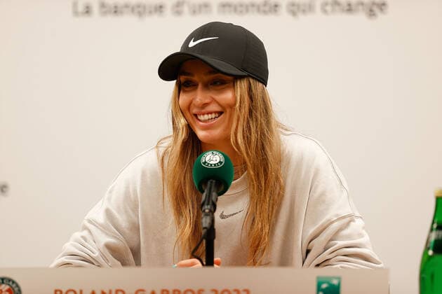 20.05.2022, Tennis, French Open 2022 Roland-Garros, FRA, Paris, Roland Garros, Pressekonferenz Bild: v. li. Paula Badosa (ESP) Copyright: HMBxMedia AntonioxBorga