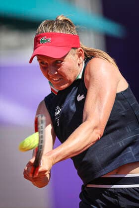 May 18, 2022, France: Fiona Ferro (FRA), in action during 2022 Internationaux de Strasbourg TENNIS : Internationaux de Strasbourg IS22 - 18 05 2022 ElyxandroCegarra Panoramic 