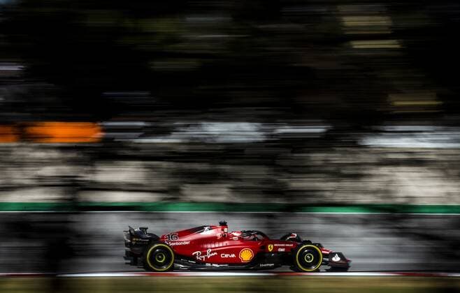 BARCELONA - Charles Leclerc (Ferrari) during the 2nd free practice session ahead of the F1 Grand Prix of Spain at Circuit de Barcelona-Catalunya on May 20, 2022 in Barcelona, Spain. REMKO DE WAAL F1 Grand Prix of Spain, Practice 2 2022 xVIxANPxSportx xxANPxIVx