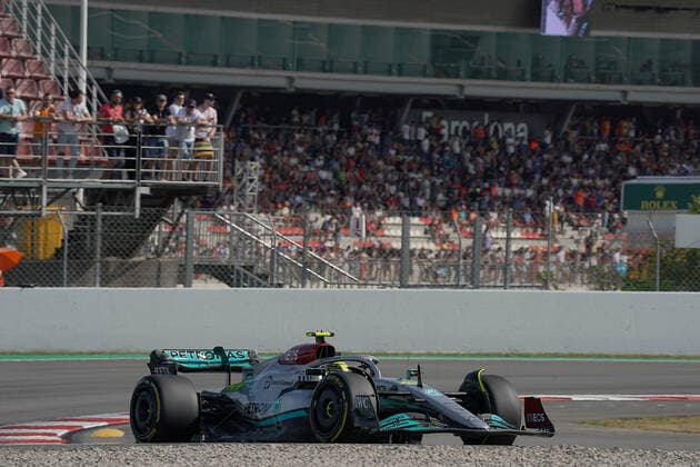 F1 Pirelli Grand Prix von Spanien 2022 20.05.2022, Circuit de Catalunya, Barcelona, F1 Pirelli Grand Prix von Spanien 2022 , im Bild Lewis Hamilton (GBR), Mercedes-AMG Petronas Formula One Team