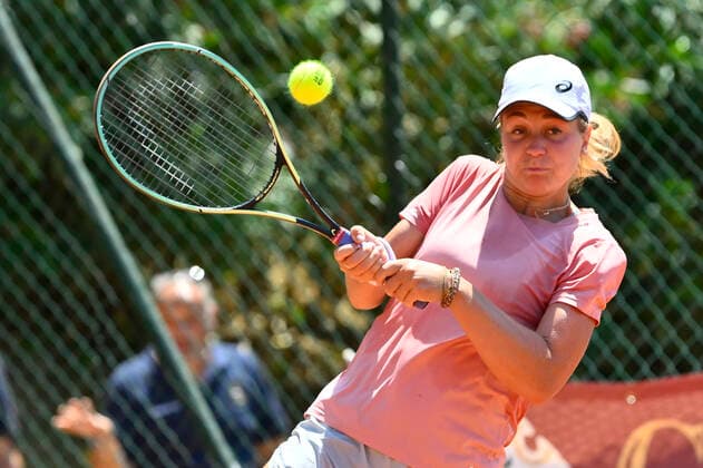 Women s quarter-finals - ITF 17th Edition - RCCTR 150th Anniversary Irina Chroma?ëva (RUS) during the ITF 17th Edition-RCCTR 150th Anniversary, BMW Rome Cup, at Reale Circolo Canottieri Tevere Remo, Rome, Italy. Rome Italy Italy Circolo Canottieri Tevere Remo Copyright: DomenicoxCippitelli