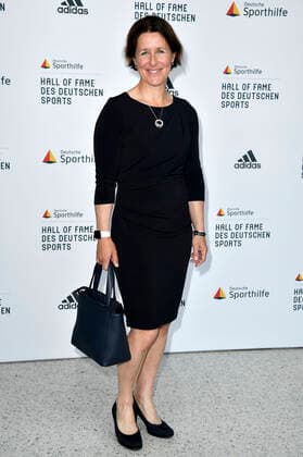 Uschi Disl bei der Verleihung der Goldenen Sportpyramide 2022 in der Hauptstadtrepräsentanz der Deutschen Telekom AG. Berlin, 20.05.2022