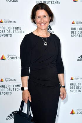 Uschi Disl bei der Verleihung der Goldenen Sportpyramide 2022 in der Hauptstadtrepräsentanz der Deutschen Telekom AG. Berlin, 20.05.2022