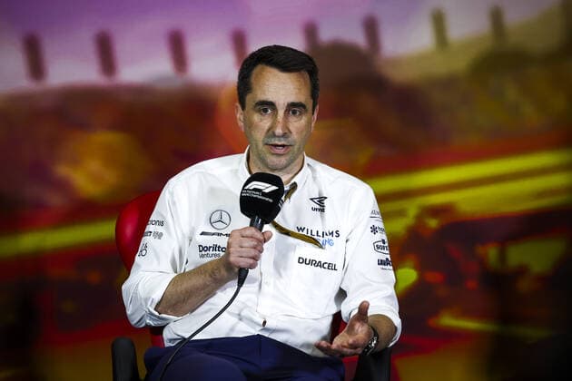 ROBSON Dave (gbr), Head of Vehicle Performance, Williams Racing, portrait, press conference, PK, Pressekonferenz during the Formula 1 Pirelli Grand Premio de Espana 2022, 6th round of the 2022 FIA Formula One World Championship, WM, Weltmeisterschaft on the Circuit de Barcelona-Catalunya, from May 20 to 22, 2022 in Montmelo, Spain - F1 - SPANISH GRAND PRIX 2022 DPPI Panoramic 00122015_XR3_7498.JPG_
