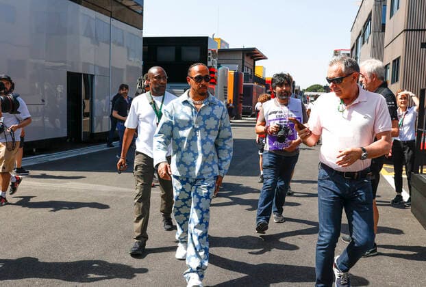 44 Lewis Hamilton (GBR, Mercedes-AMG Petronas F1 Team), F1 Grand Prix of Spain at Circuit de Barcelona-Catalunya on May 21, 2022 in Barcelona, Spain. (Photo by HOCH ZWEI) Barcelona Spain