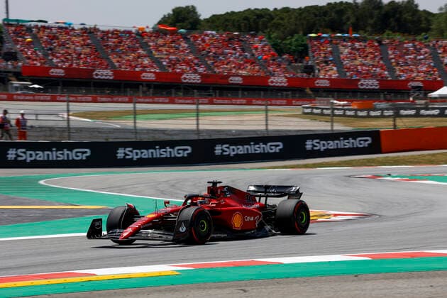 16 Charles Leclerc (MCO, Scuderia Ferrari), F1 Grand Prix of Spain at Circuit de Barcelona-Catalunya on May 21, 2022 in Barcelona, Spain. (Photo by HOCH ZWEI) Barcelona Spain