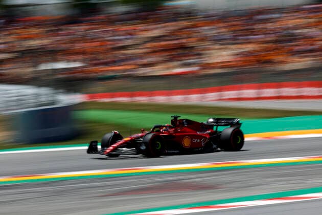 16 Charles Leclerc (MCO, Scuderia Ferrari), F1 Grand Prix of Spain at Circuit de Barcelona-Catalunya on May 21, 2022 in Barcelona, Spain. (Photo by HOCH ZWEI) Barcelona Spain