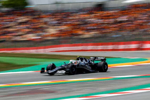 22 Yuki Tsunoda (JPN, Scuderia AlphaTauri), F1 Grand Prix of Spain at Circuit de Barcelona-Catalunya on May 21, 2022 in Barcelona, Spain. (Photo by HOCH ZWEI) Barcelona Spain