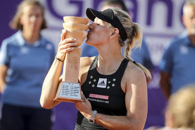 Bilder des Jahres 2022, Sport 05 Mai Sport Themen der Woche KW20 May 21, 2022 Strasbourg, Final tennis, Angelique Kerber (GER) 2022 Internationaux de Strasbourg TENNIS : Internationaux de Strasbourg IS22 - 21 05 2022 ElyxandroCegarra Panoramic 