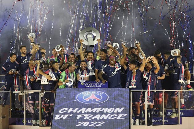 Trophee Championnat de France 2022 FOOTBALL : Paris St Germain Vs FC Metz - Ligue 1 - 21 05 2022 MichaelBaucher Panoramic 