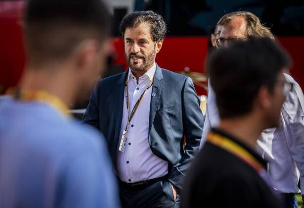 BARCELONA - Mohammed Ben Sulayem, president of motorsport federation FIA, ahead of the F1 Grand Prix of Spain at Circuit de Barcelona-Catalunya on May 22, 2022 in Barcelona, Spain. REMKO DE WAAL F1 Grand Prix of Spain, RACE 2022 xVIxANPxSportx xxANPxIVx