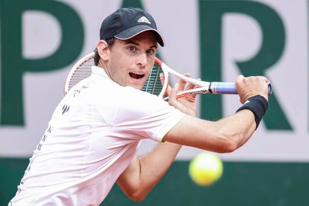 TENNIS - French Open 2022 PARIS,FRANCE,22.MAY.22 - TENNIS - ATP, Tennis Herren World Tour, French Open, Roland Garros, Grand Slam. Image shows Dominic Thiem (AUT).  GEPAxpictures xPatrickxSteiner