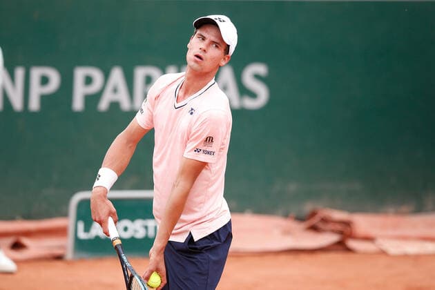 22.05.2022, Tennis, French Open 2022 Roland-Garros, FRA, Paris, Roland Garros Bild: v. li. Daniel Altmaier (GER) Copyright: HMBxMedia AntonioxBorga
