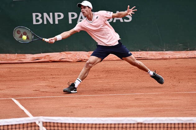 Daniel Altmaier, GER, during first round of 2022 French Open at Roland Garros, Paris, 22 05 2022; -