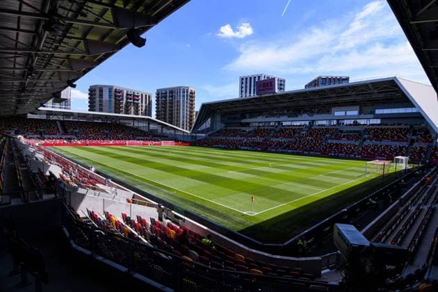 Brentford v Leeds United Premier League 22 05 2022. A general view of Brentford Community Stadium before the Premier League match between Brentford and Leeds United at Brentford Community Stadium, Brentford, England on 22 May 2022. Brentford Brentford Community Stadium Greater London England Editorial use only DataCo restrictions apply See www.football-dataco.com , Copyright: xMalcolmxBrycex PSI-15303-0003