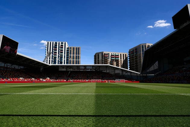 22nd May 2022; Brentford Community Stadium, London, England; Premier League football, Brentford versus Leeds; General view of Brentford Community Stadium and pitch  ActionPlus12391884 JohnxPatrickxFletcher